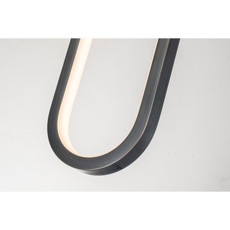 Подвесной светильник 9-160 см, 1*LED*12W, 3000K, Belfast Nevis 86227-1W-41 BL, Черный