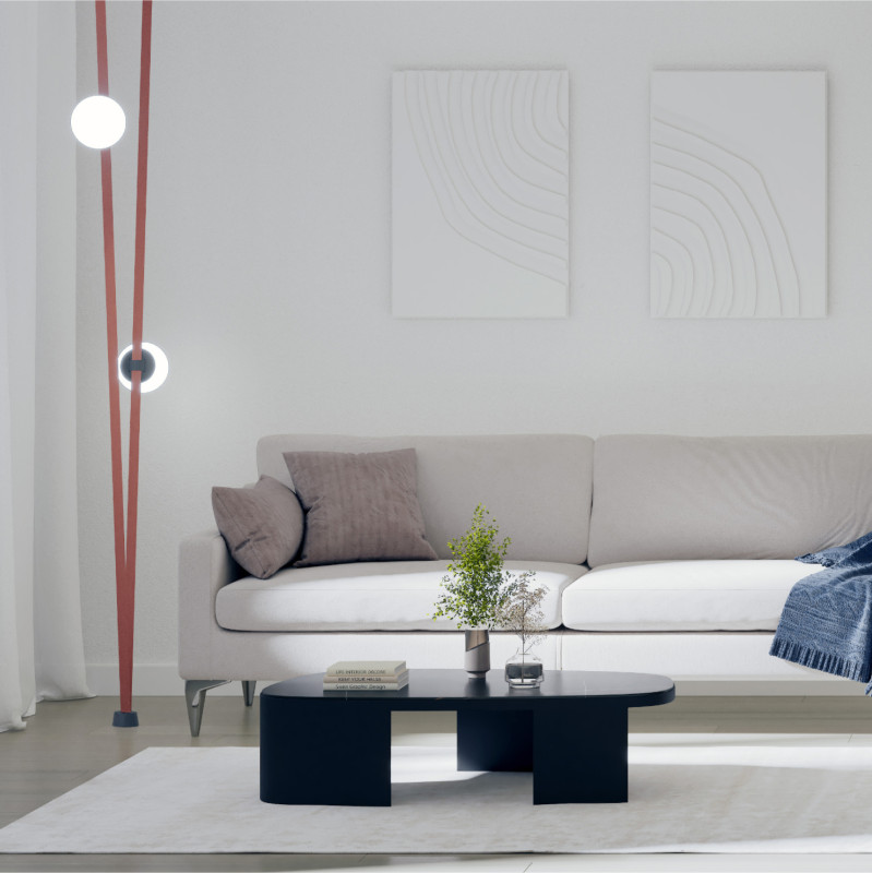 Трековый однофазный светильник 18 см, 10W, 3000K, Denkirs Belty Orb DK5553-BK, черный