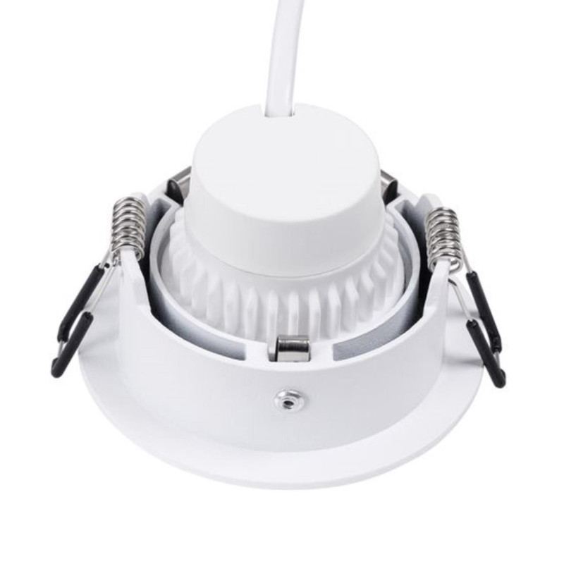 Точечный светильник 9*3,3 см, 1 GU10*35W,  К, Arte Lamp Corno A2863PL-1WH, Белый