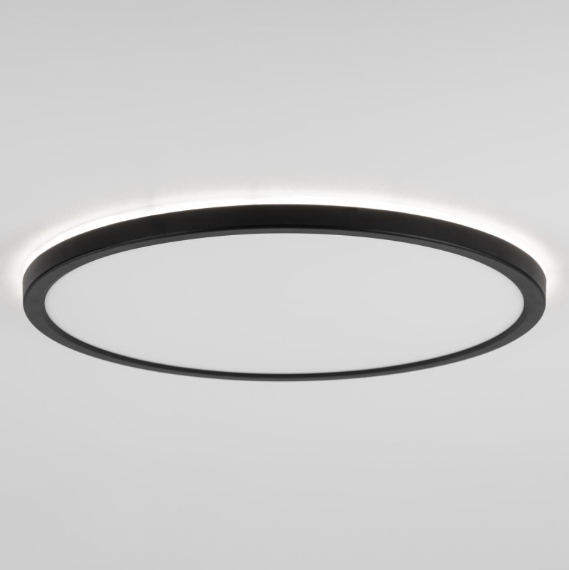 Светильник с пультом 40*2,5 см, LED+RGB 40W CL738321EL Бейсик Лайн Черный