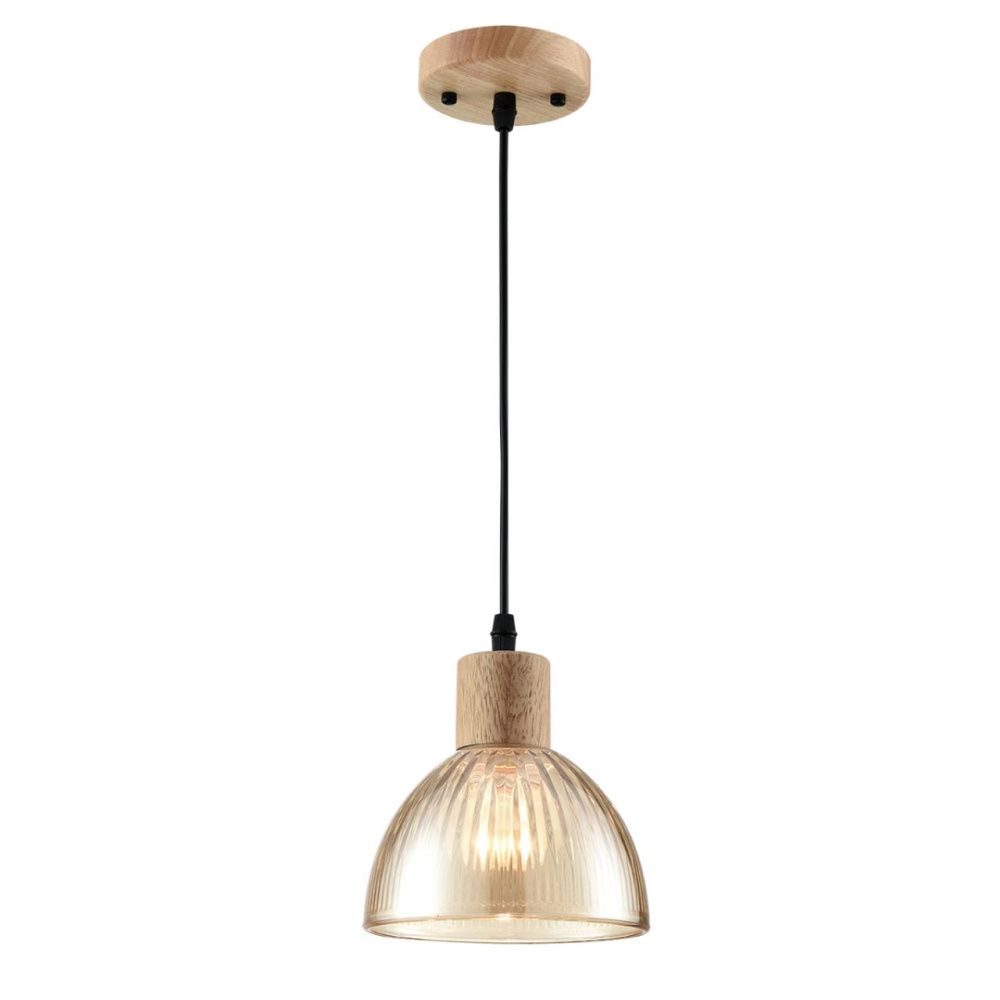 Светильник подвесной 80 см, 1*E27*60W, Lumion Natana 8054/1A, бежевый