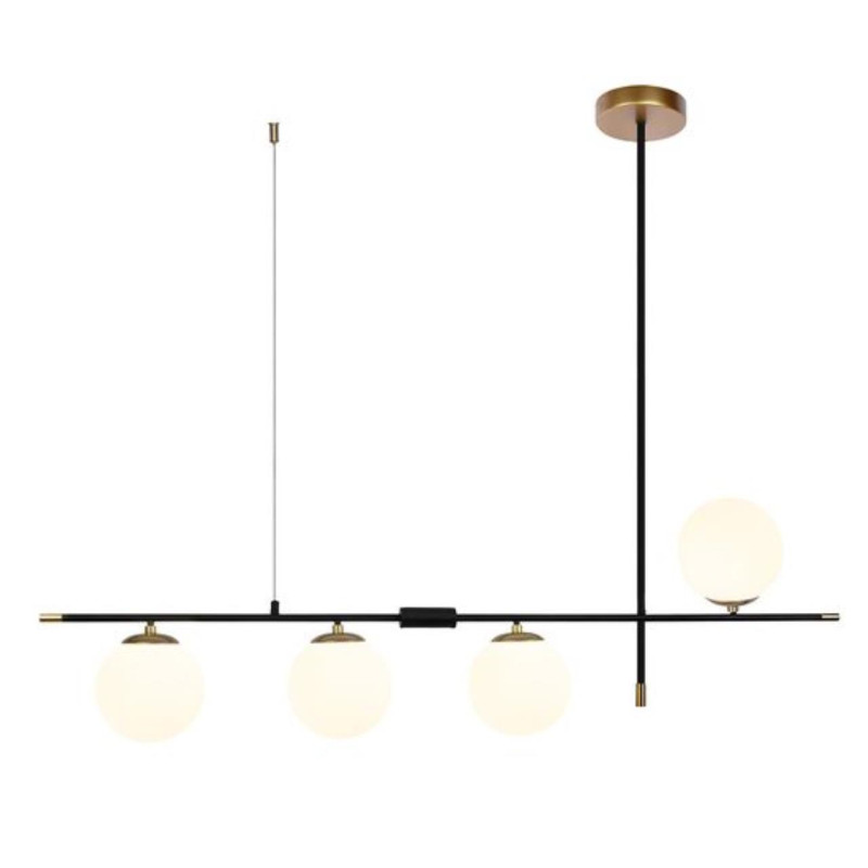 Подвесной светильник 120*15*58 cм, 4*E14*40W Arte Lamp Arkab A2225SP-4BK черный