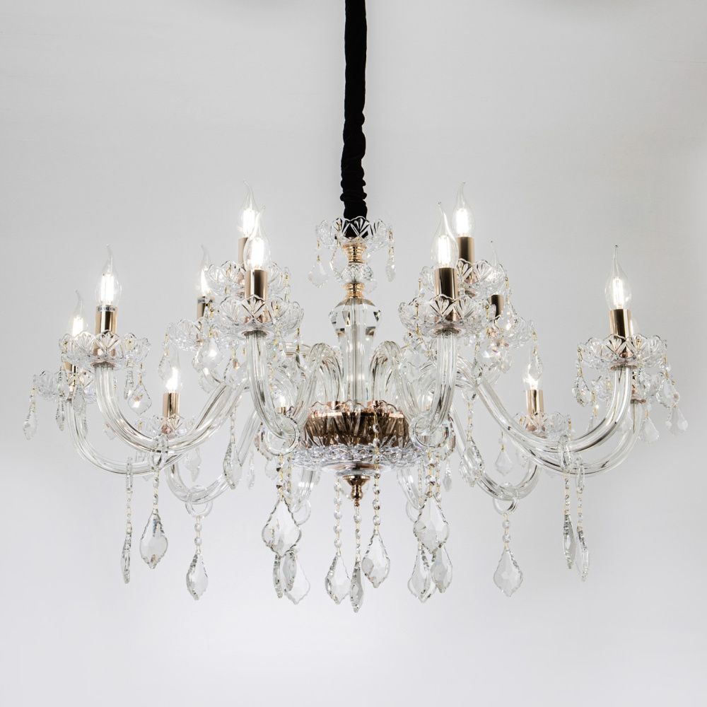 Подвесная люстра 94*94*115 см, Е14 15x40W, , Золото MODELUX premium ML.7151.15P