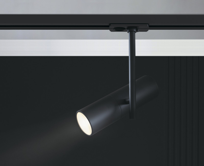 Трековый светильник Maytoni Track TR005-1-GU10-B черный, GU10, 50W