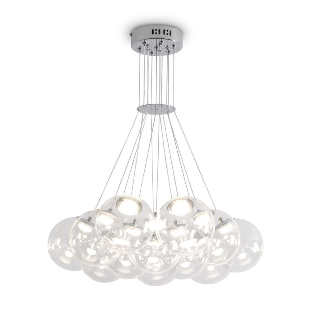 Подвесной светильник 67 см, 55W, 2800K, Freya Verto FR5580PL-L60CH, хром