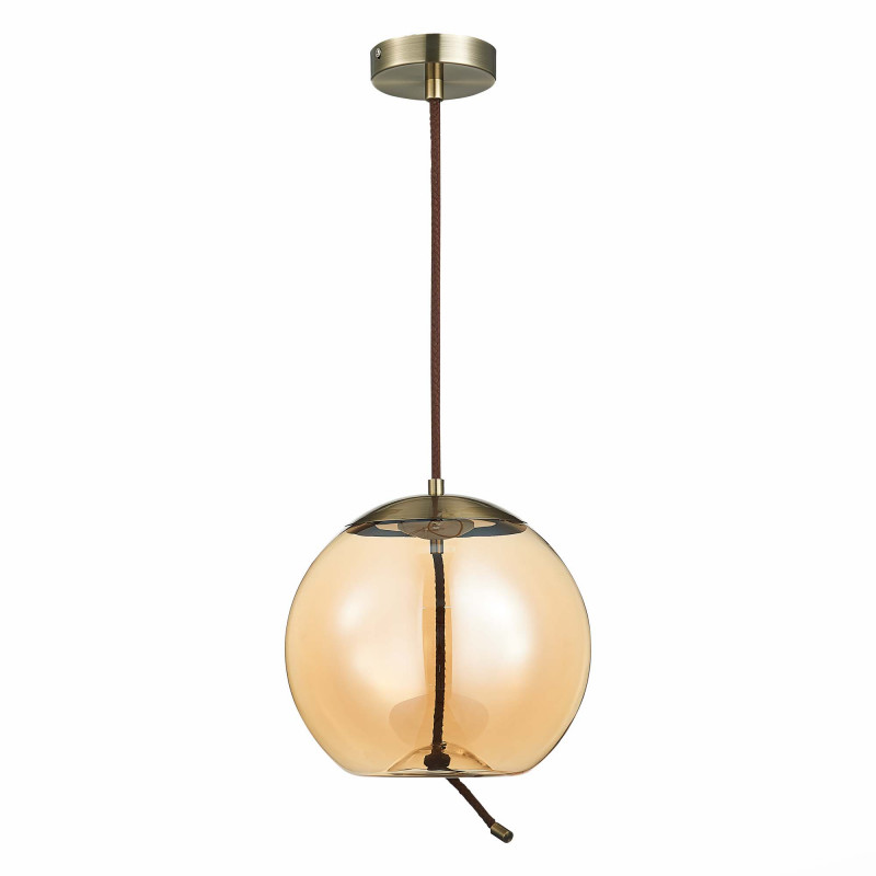 Люстра подвесная 30 см, 10W 3000K ST LUCE OZZIO SL6108.313.01 Бронза