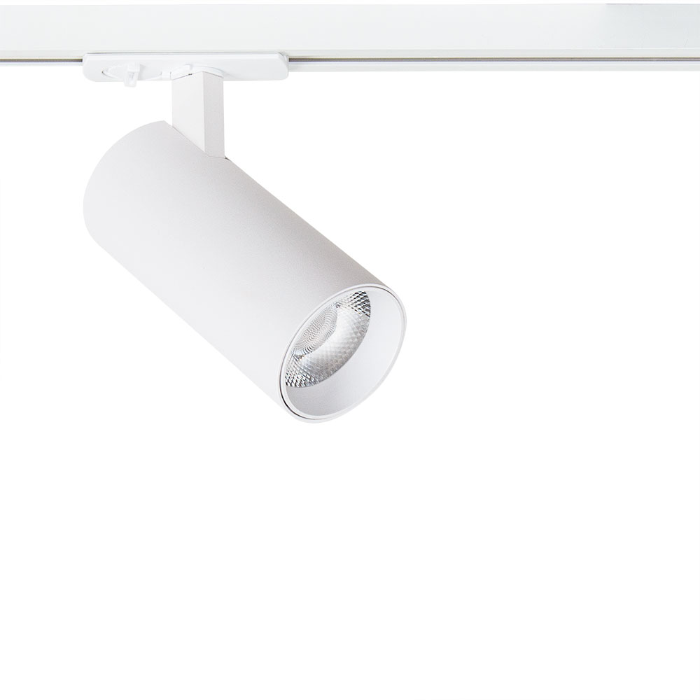 Трековый светильник *13,5*6 см, 1*LED, 15W, 4000K Arte Lamp Bene A1946PL-1WH, Белый