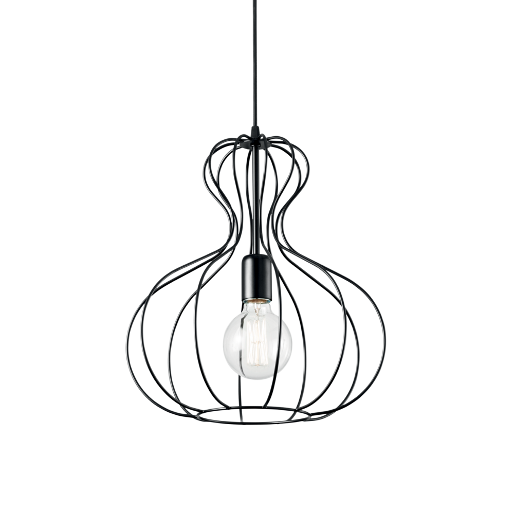 Светильник подвесной ideal lux Ampolla-1 SP1 D35 Е27 148502.  см