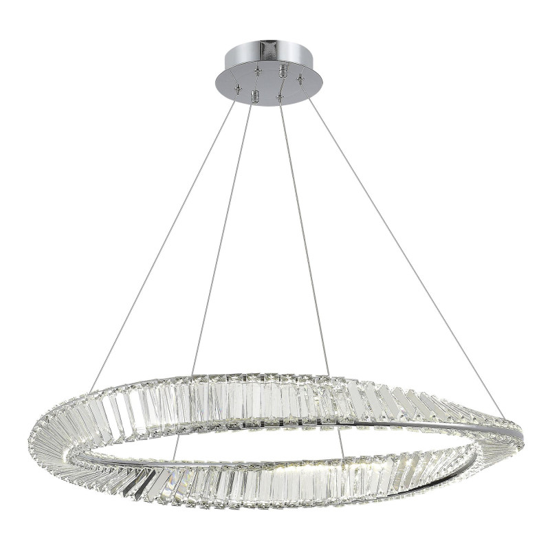 Светильник подвесной 80*200 см, LED*1*45W, 4000K, St Luce Ritorto SL6204.111.01, Хром