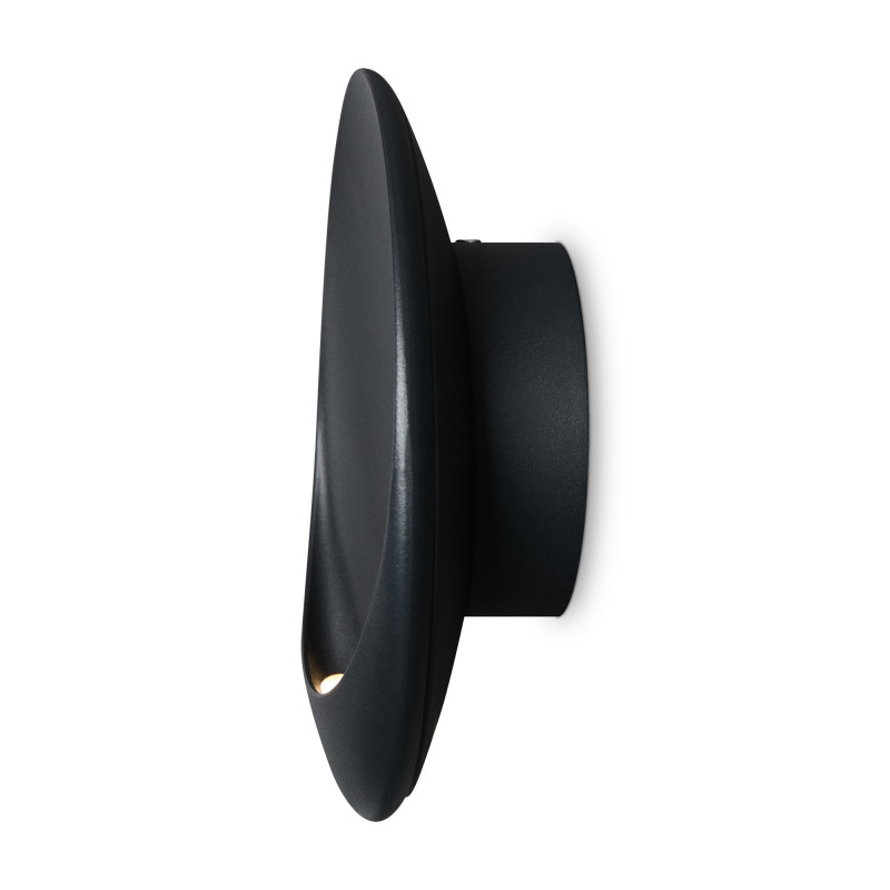 Бра 20*20*6,8 см, LED, 5W, 3000К, Freya Clam FR6188WL-L5B черный