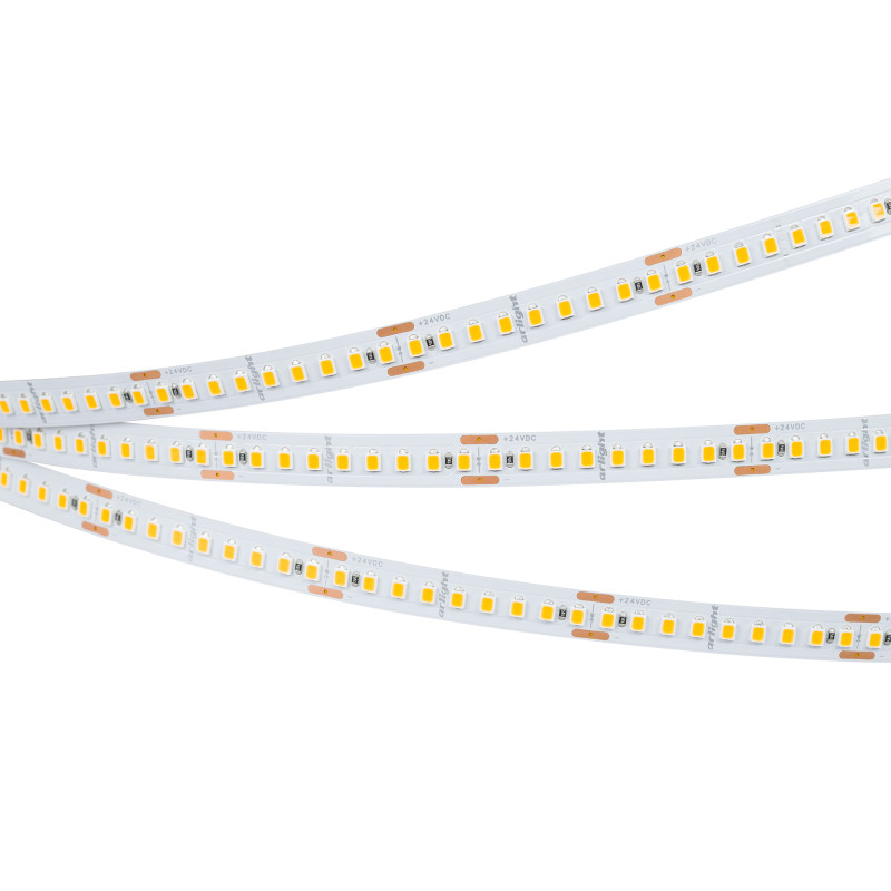 Лента UL-A180-10mm 24V Warm3500 (12 W/m, IP20, 5m) (Arlight, высок.эфф.180 лм/Вт) 044514. Цена указана за 5 метров. Продается кратно 5 метрам.