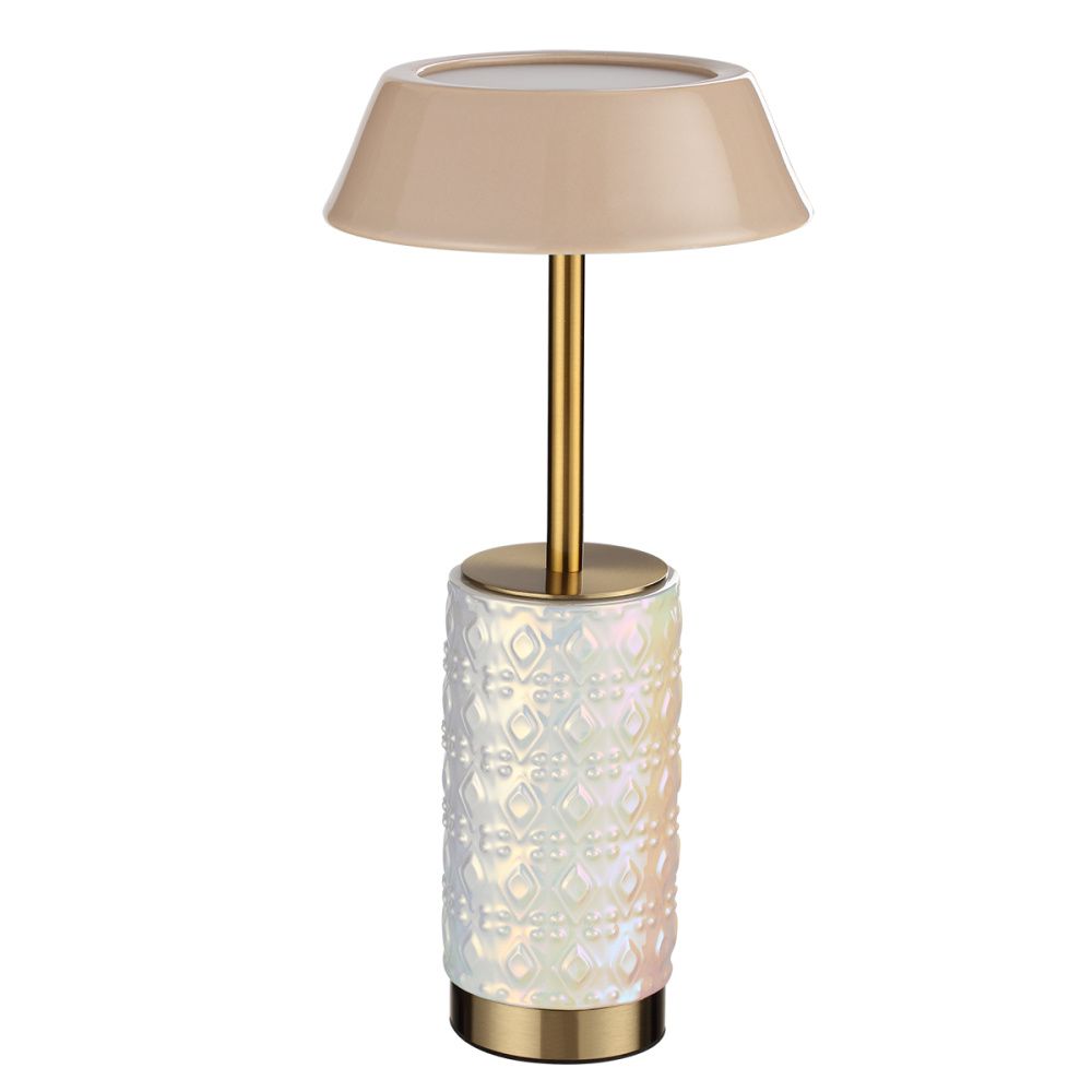 Настольная лампа 32 см, 8W, 3000K, Odeon Light 5454/8TLA, бронза