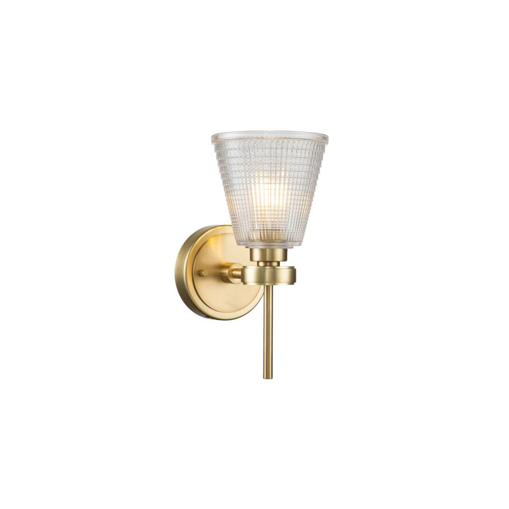 Бра для ванных комнат *13*29 см, G9*3,5W, Natural Concepts Elstead Lighting Gunnislake ASCENT-FL-PN-BK, никель, хром