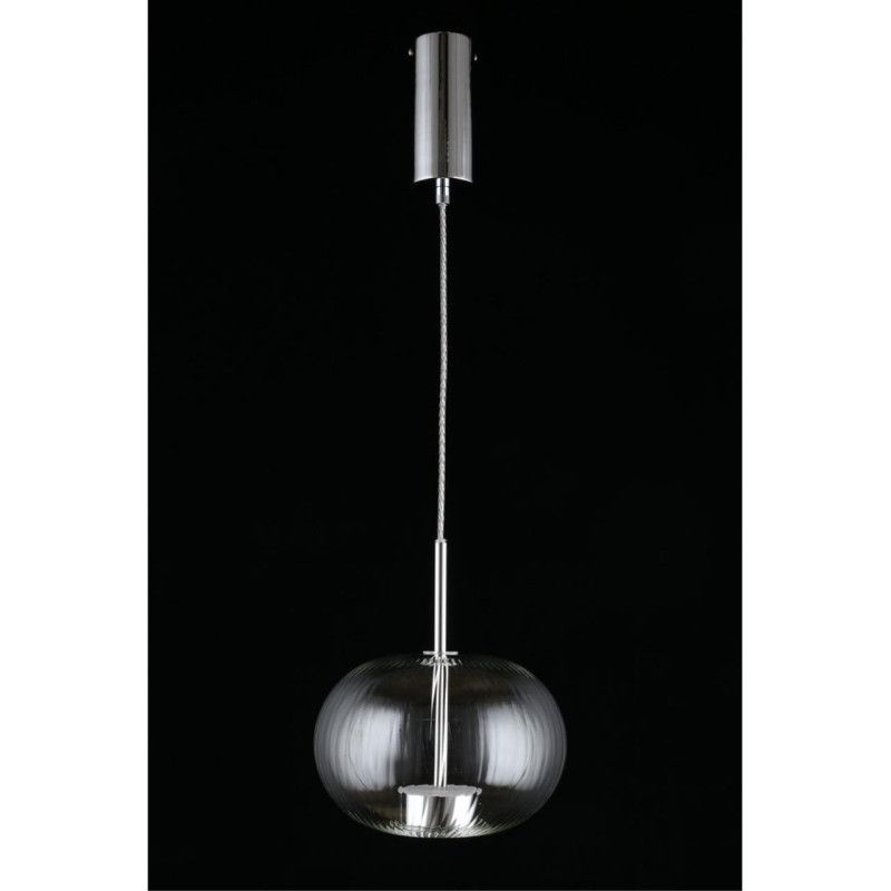 Подвесной светильник 22*50-145 см, 1*LED, 12W, 3000K, Aployt Ambr APL.057.16.12, хром