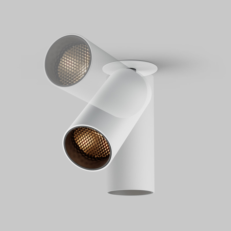Спот 5,2*5,2*15,8 см,  LED, 12W, 3000К, Maytoni Technical FOCUS LED C053CL-L12W2.7K-W-W белый