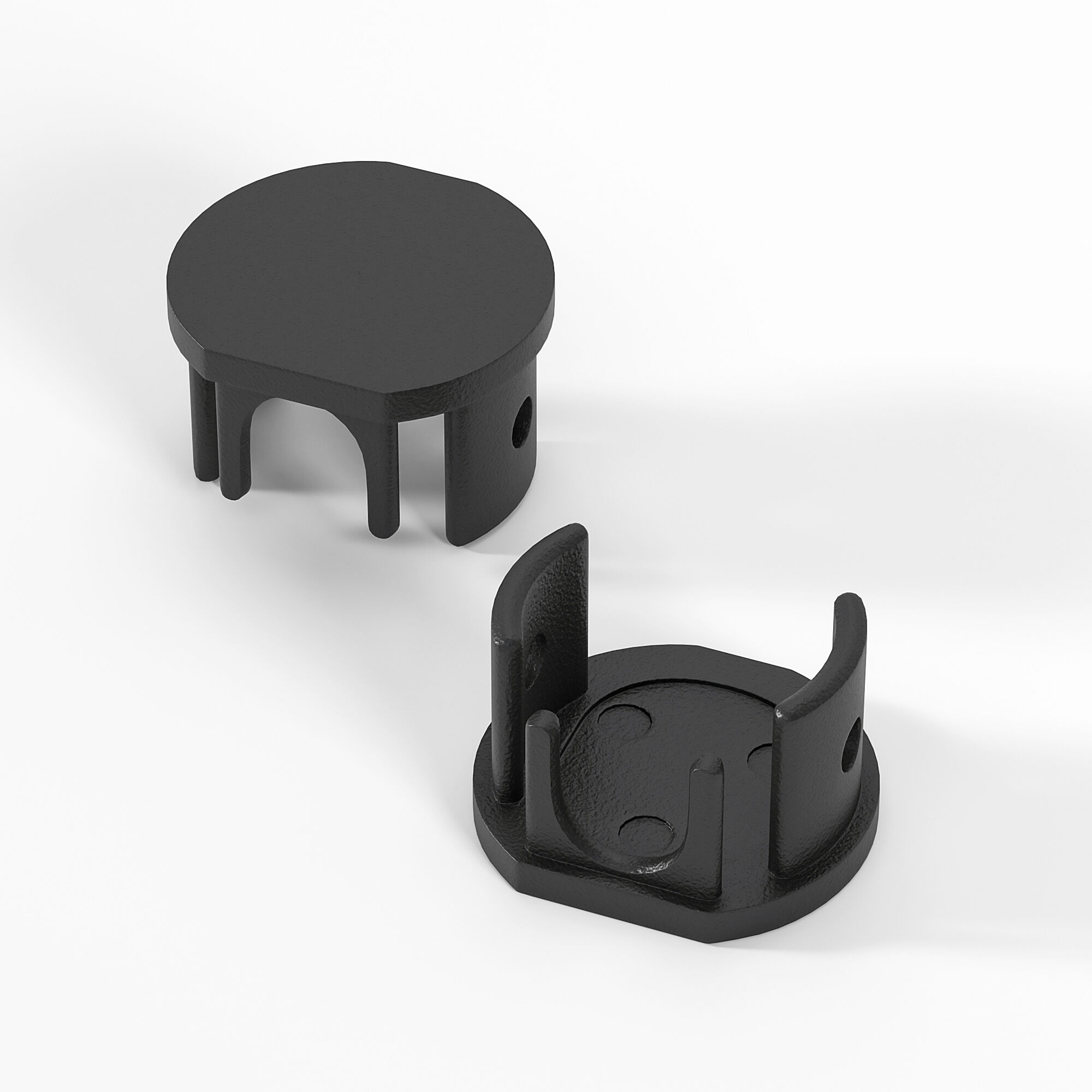 Заглушки для шинопровода Elektrostandard Mini Magnetic Round 85202/00 2шт, черный 