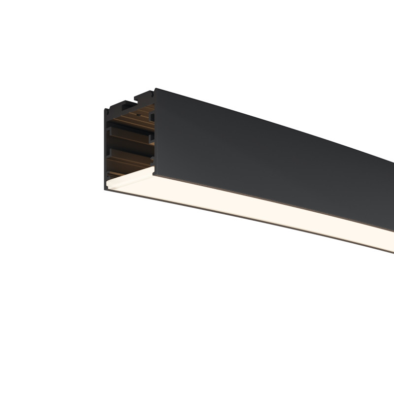 Радиусный профиль Maytoni Led strip ALM-3535R-B-D-45°-3M, черный