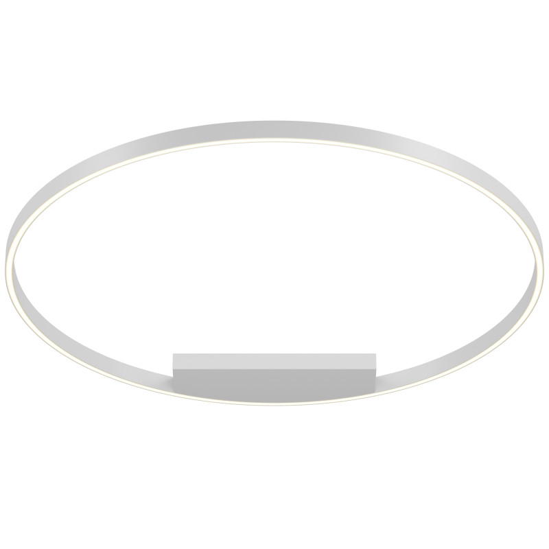 Накладной светильник 100*100*3,5 см, LED, 59W, 3000К-4000К, Maytoni Rim MOD058CL-L65WK белый
