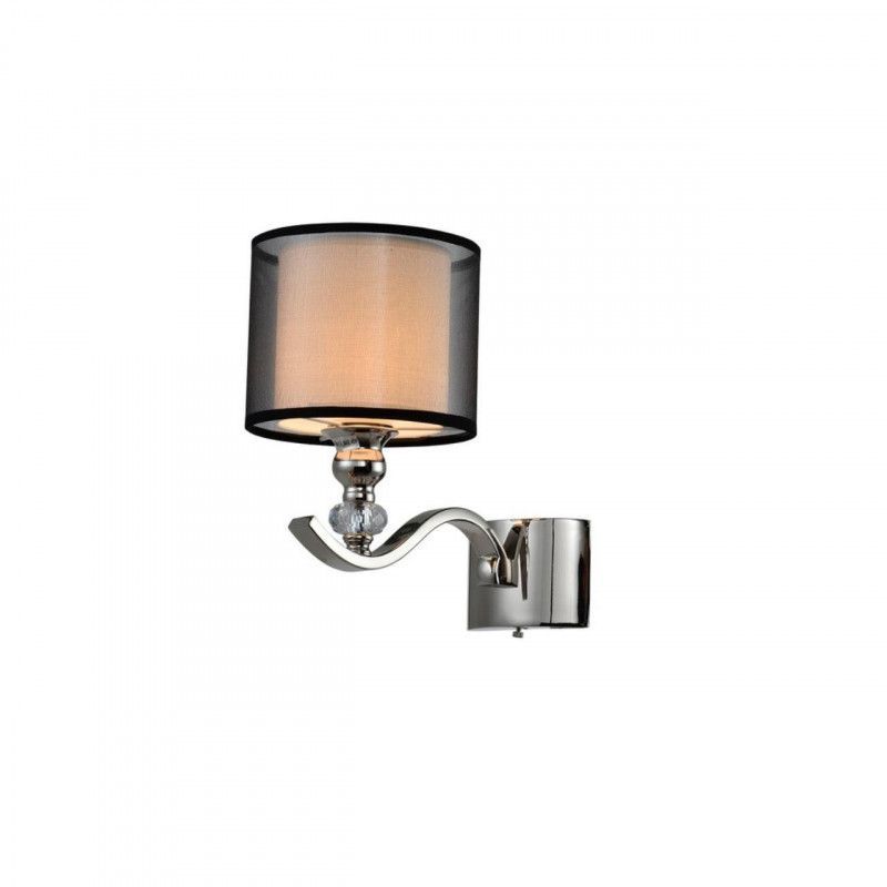 Бра 27*16*26 см, 1*E14, 40W, Aployt FLORET APL.703.11.01, хром