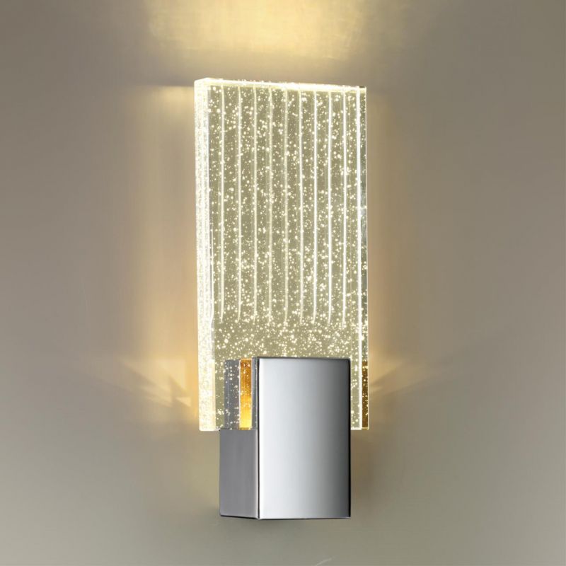 Светодиодный светильник 27 см, 5W, 3000K, Odeon Light RICCI 4363/5WL, полированный хром