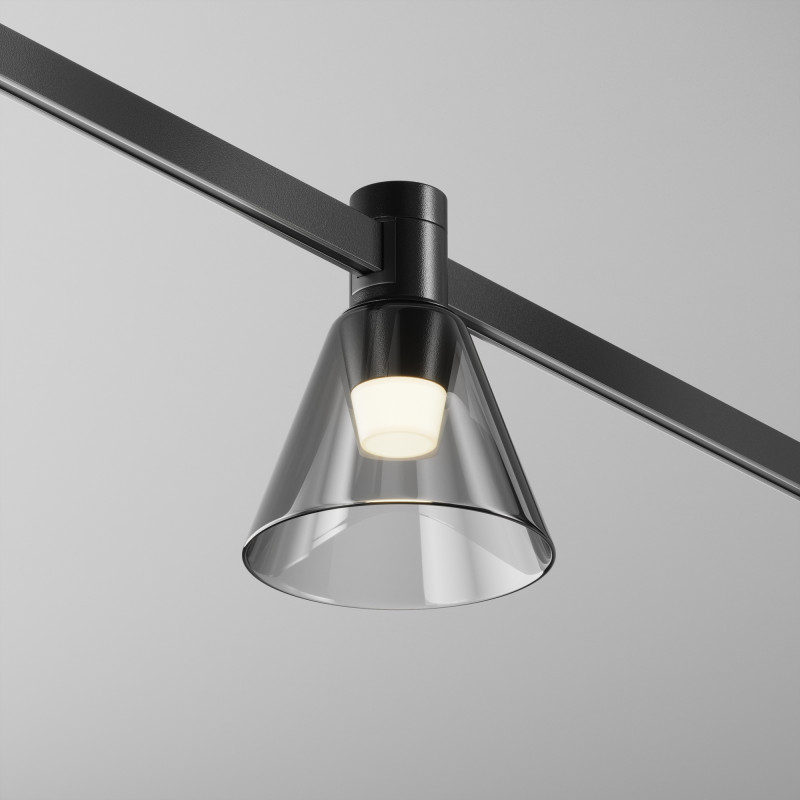 Светильник 9 см, 3W, 3000K, Maytoni Flarity Bianca TR147-1-3W3K-B, черный