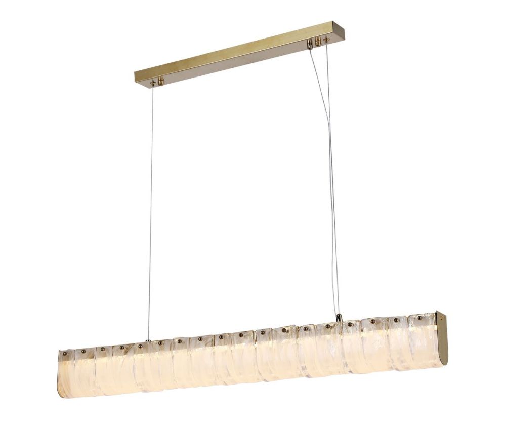 Подвесной светильник 90 см, 32W, 3000K, Kink Light Гэлли 07599-90L,36, латунь