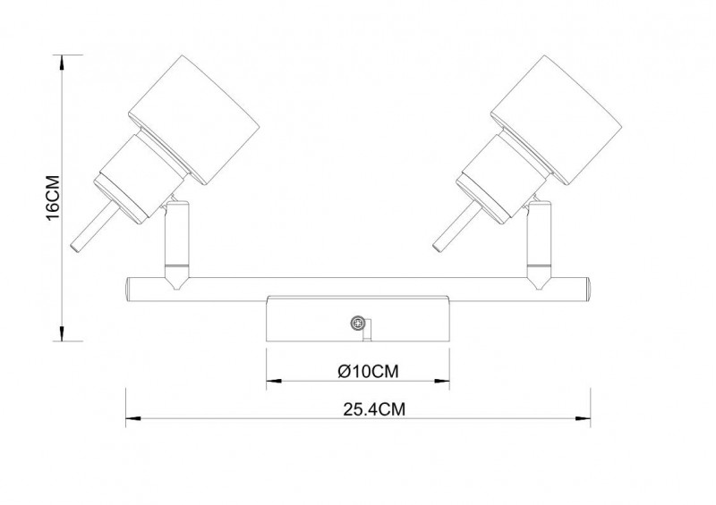 Светильник спот Arte Lamp Almach A1906PL-2WH, белый
