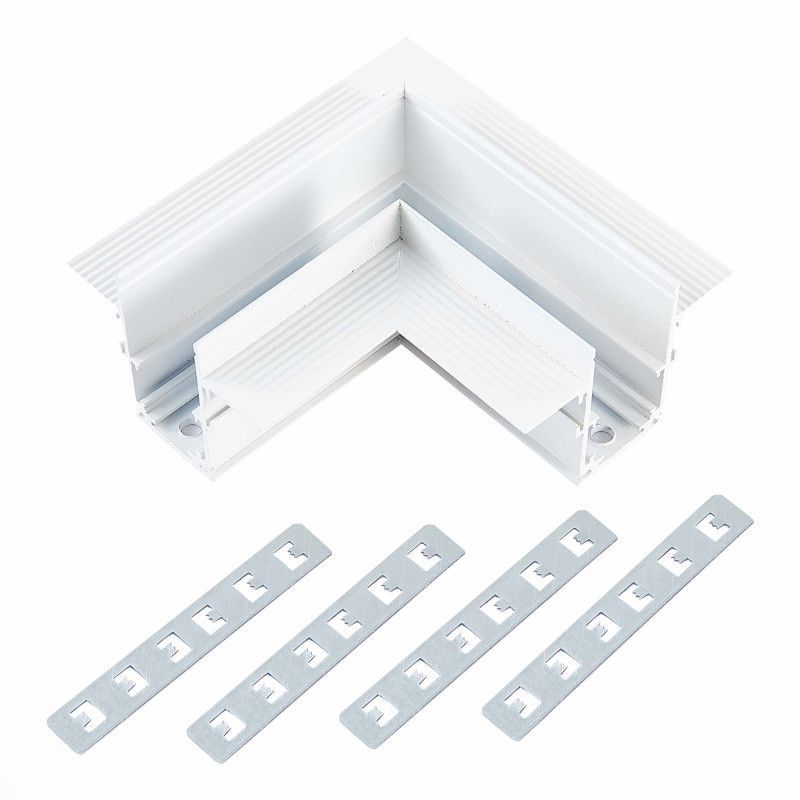 Коннектор 10*10*4,7 см, ST-Luce Track White magnet in ГКЛ 12мм ST1007.529.12, белый