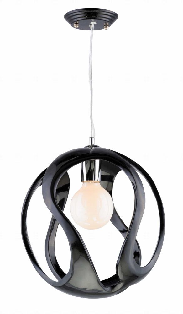 Люстра Ø300 x H300 (900), мм, 40W, BLACK (Черный) Sfera Sveta 8625/1S BLACK