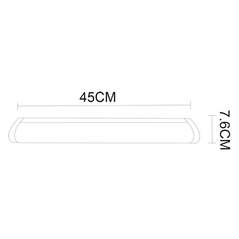 Подсветка для картин/зеркал Arte Lamp A1405AP-1CC COURSIVE, хром, 45 см