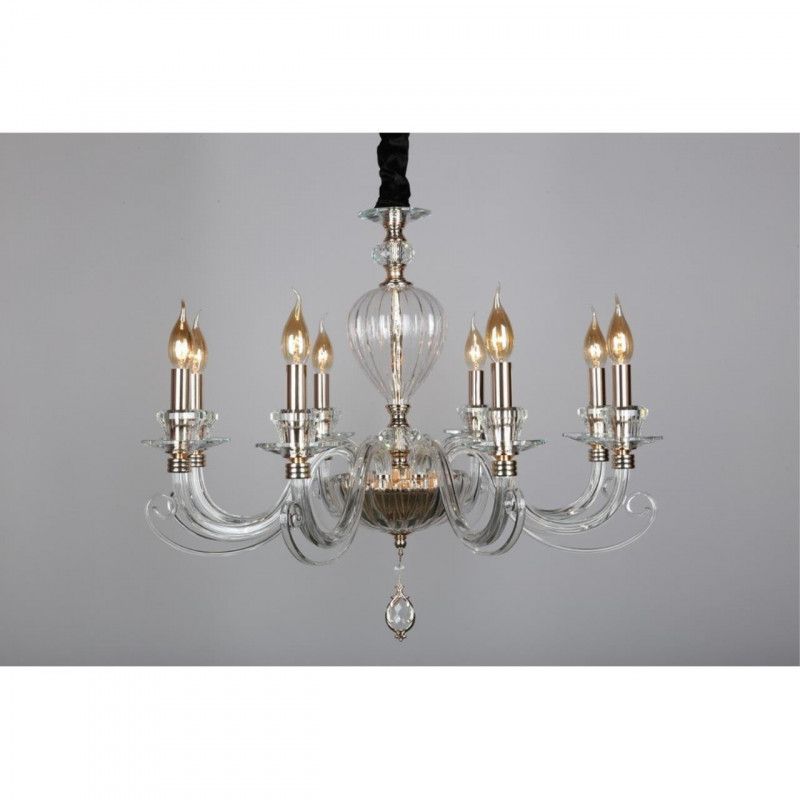 Подвесная люстра 70*80-145 см, 8*E14, 40W, Aployt Daniele APL.701.03.08, золотой