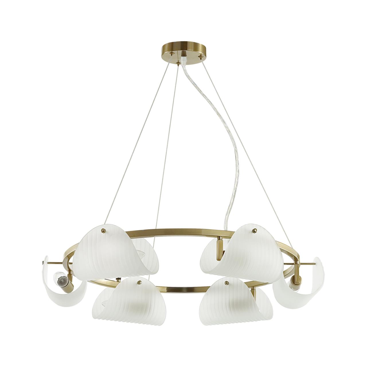 Люстра 70*124 см, 6*E14 Lumion Fioro 6571/6 медный