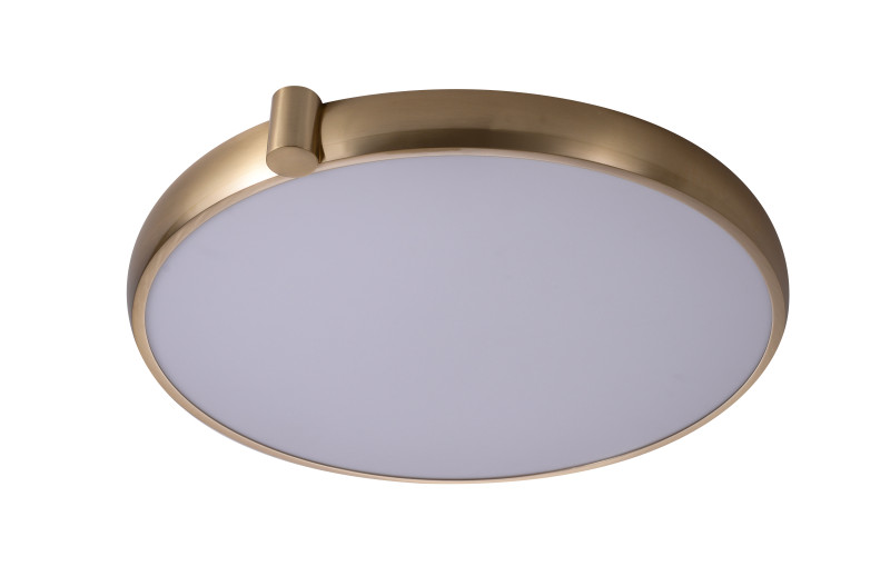 Накладной светильник 58*6 см, LED, 96W, 4000K Zortes Gimpel ZRS.1209.18, латунный