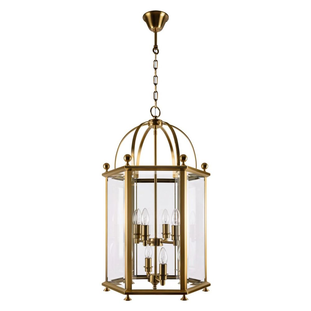 Подвесная люстра 46 см, Loft IT Glory 10592/8 AB, бронза