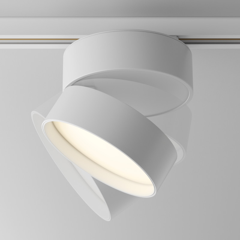 Трековый светильник Maytoni Track TR007-1-18W3K-W белый, LED, 18W, 3000K, 990Lm