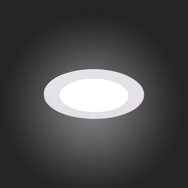Встраиваемый светильник 9/7.5 см, 6W, 3000K, 480Lm, IP20 ST LUCE ST210.538.06 Белый