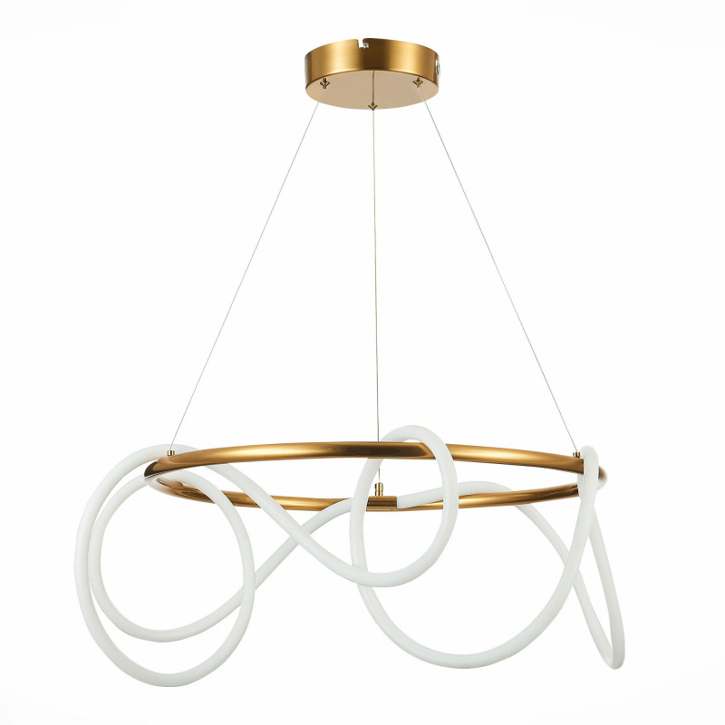 Светильник подвесной 60 см, 35W 4000K ST LUCE Sagrato SL6102.303.55 Латунь