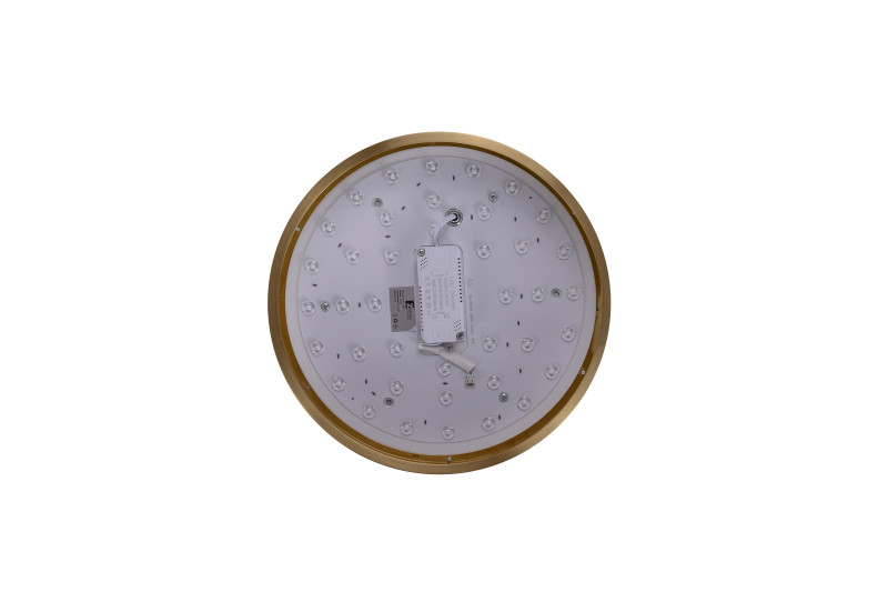 Накладной светильник 30*5 см, LED, 36W, 4000K Zortes Monna ZRS.1209.10, латунный