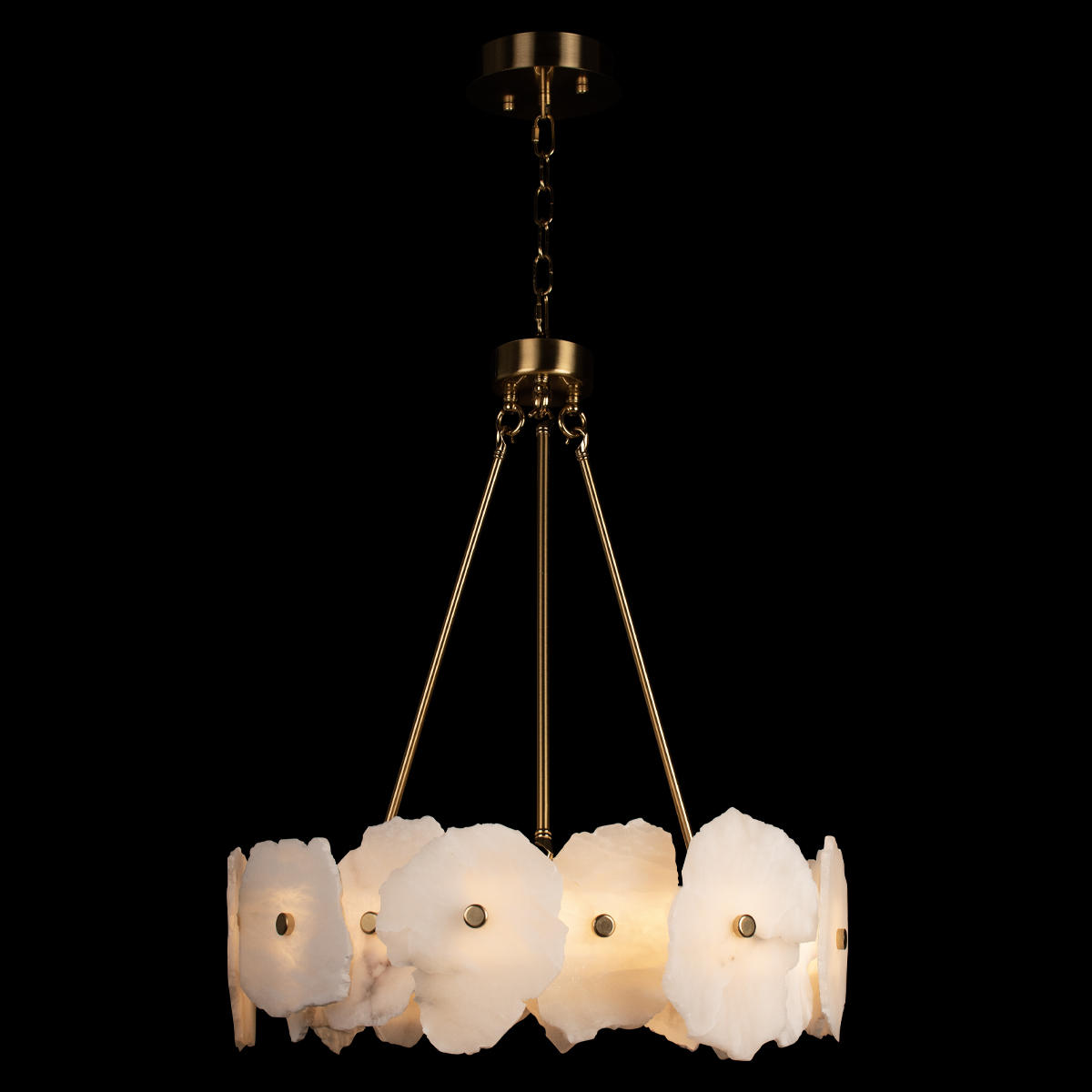 Подвесной светильник 60*22 см, 1*LED*45W 3000K LOFT IT Alicante 10248/600 медный цвет, цвет мрамора