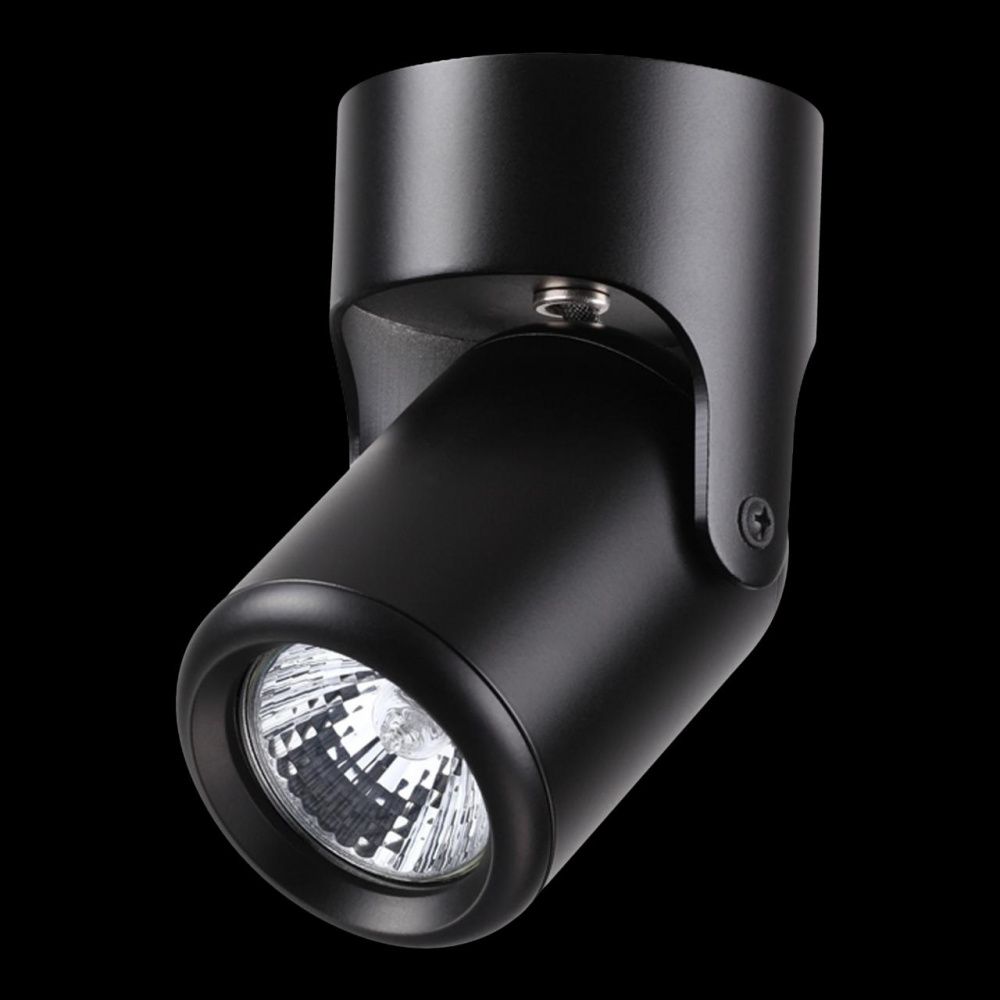 Светильник 7,6*7,6 см, GU10 50W, Novotech Pipe 370453 черный