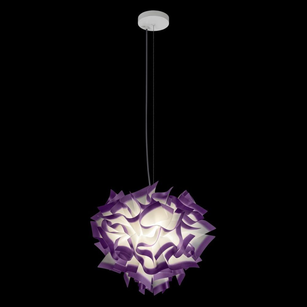 Подвесной светильник 42 см, Loft IT Clizia 10593/420 Purple, белый
