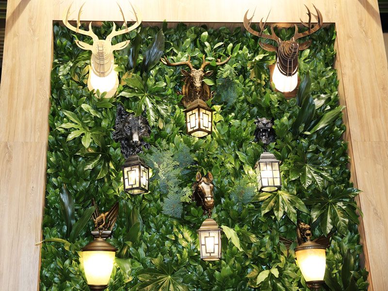 Уличный светильник Favourite Hunt 2080-1W, D250*W350*H560, металл и гипс, цвет коричневый