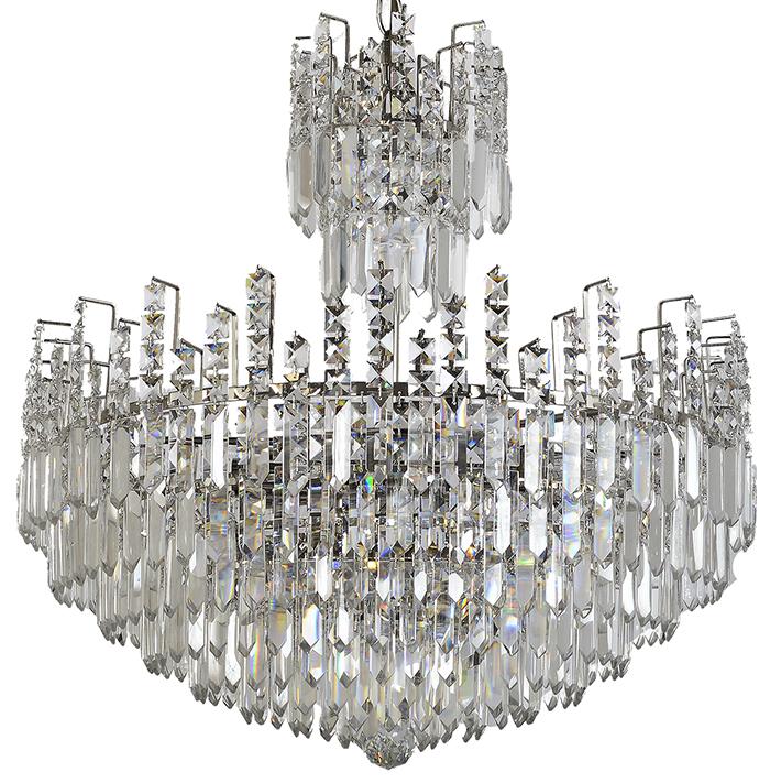 Люстра подвесная *60*58 см, 14*E14*40W, Dio D`arte Lucia Lucia E 1.3.60.100 N, никель