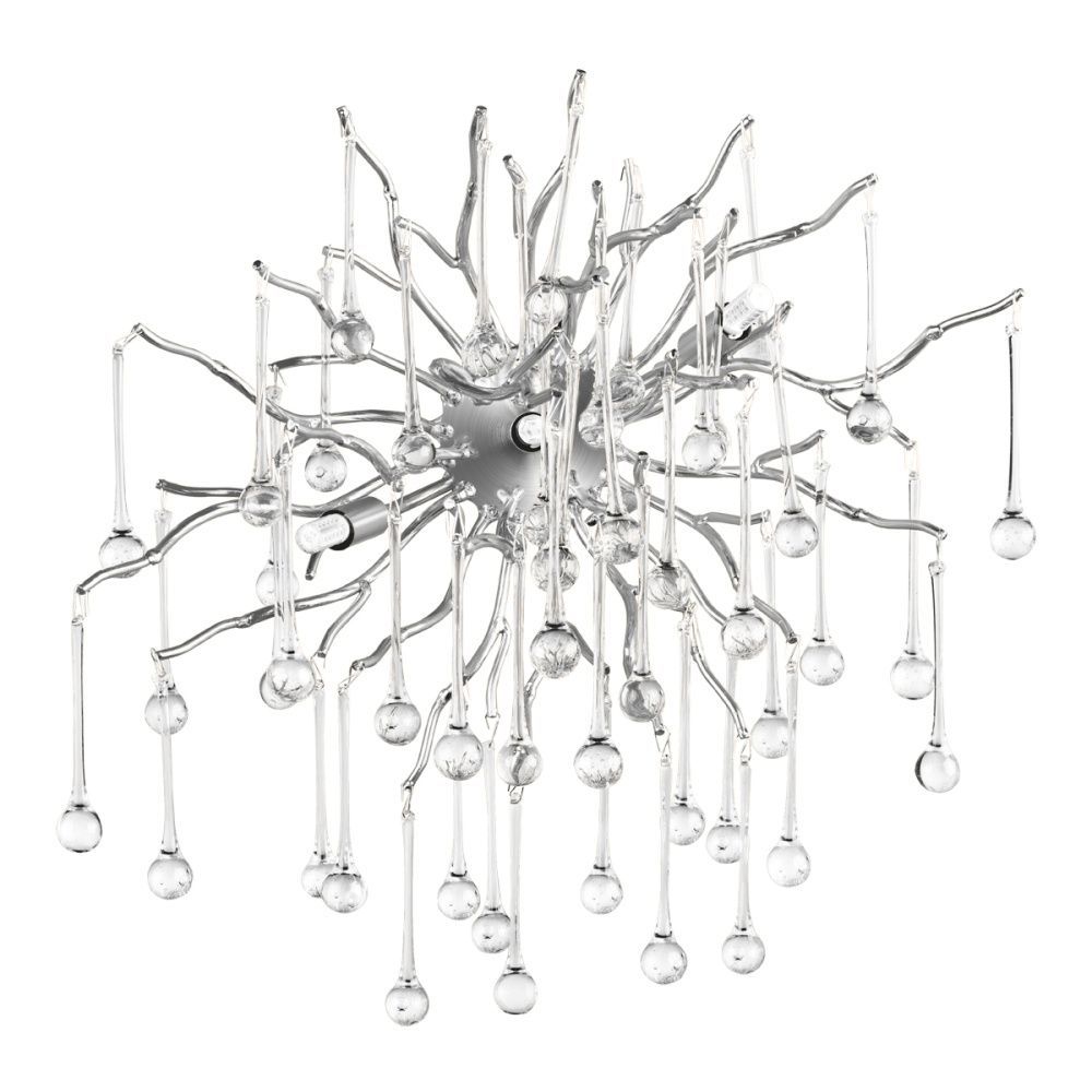 Бра 55*35* см, 3*G9*5W, Loft It Drops 10376W, Серебро