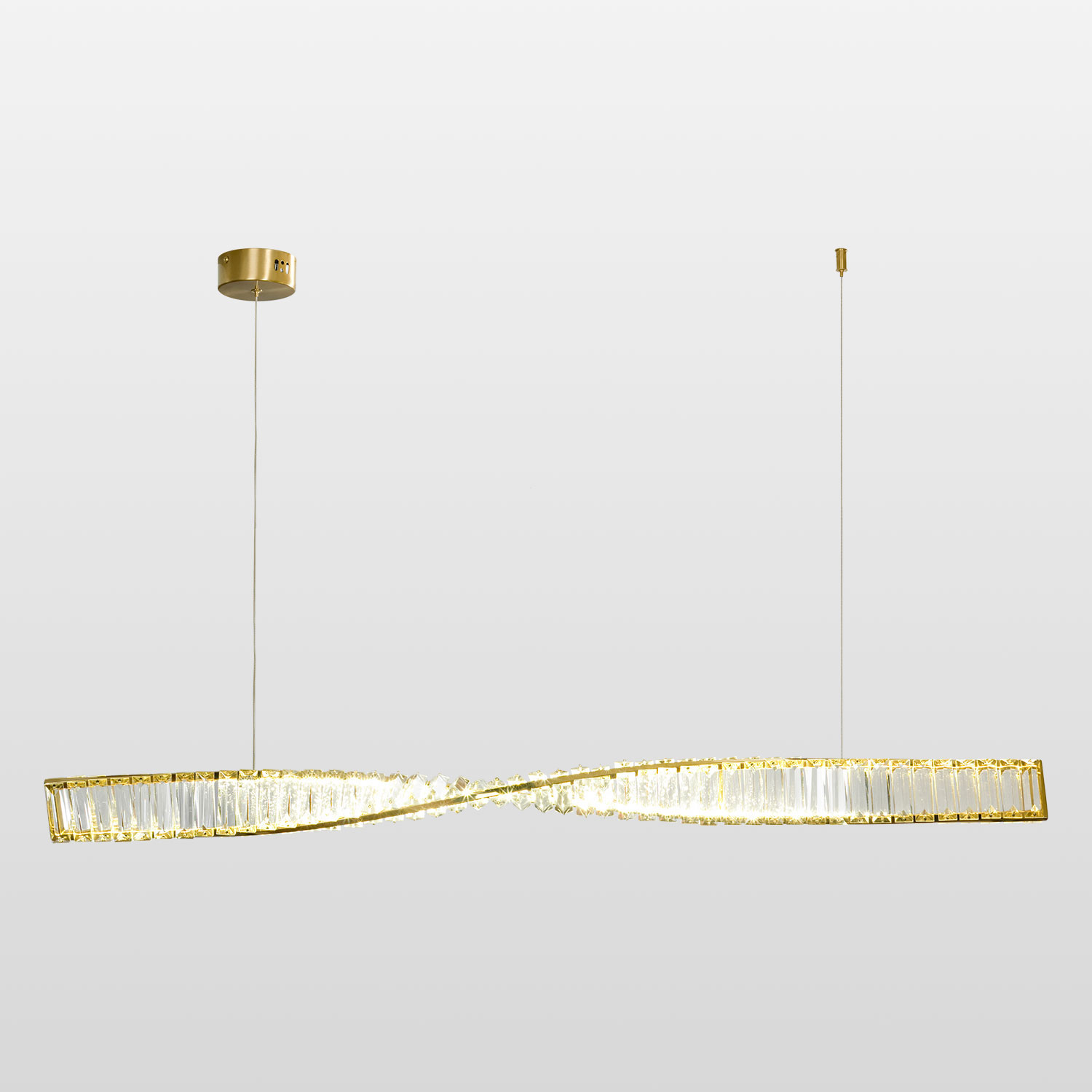 Линейно-подвесной светильник Lussole LSP-7025, 120*25 см, бронзовый