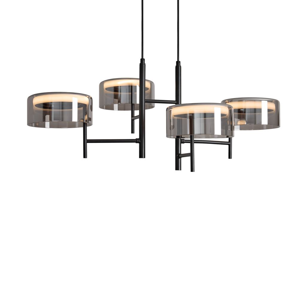 Подвесной светильник 68*50*45-131 см, LED*4W, 3000K, Freya Tower FR5536PL-L14B, Черный