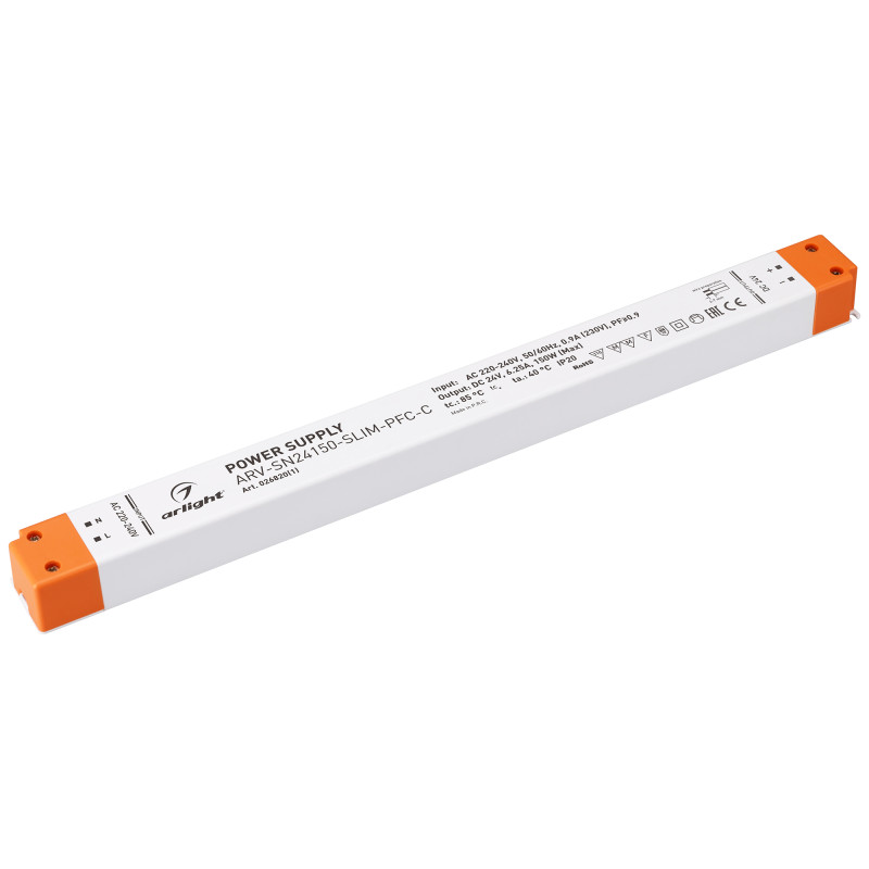 Блок питания для светодиодной ленты Arlight 026820(1) 35*3,1*2,4 см.