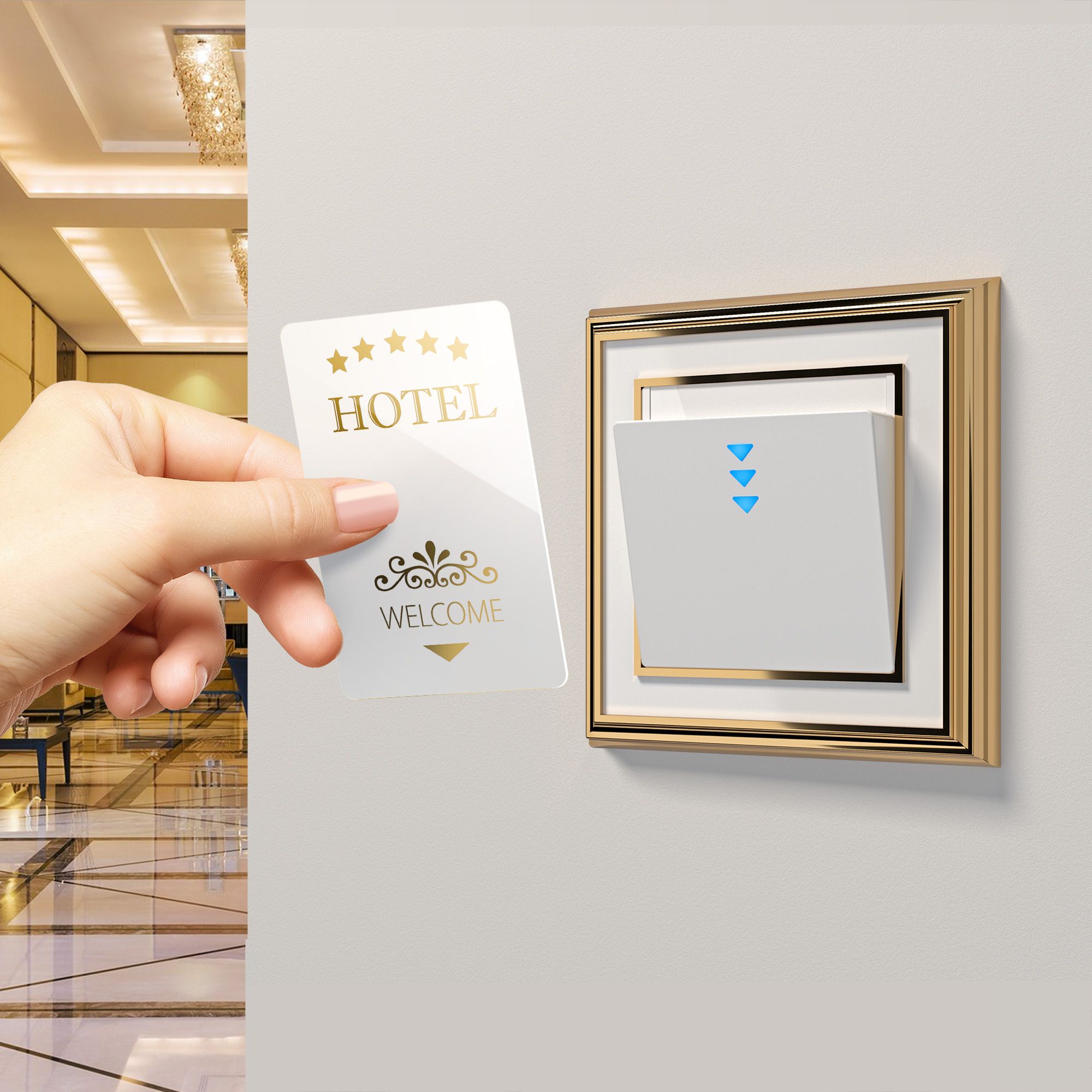 Рамка на 1 пост (золото/белый) W0011329 Werkel 4690389159107