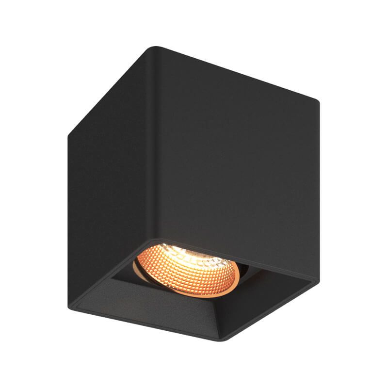 Светильник 9*9 см, MR16(G5,3) 10W, Denkirs DK3080-BBR черный