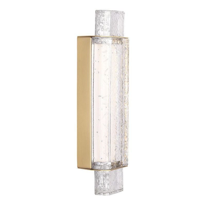 Бра 8,5*10*42 см, 1*LED*11W, 3000K, ST-Luce Eis SL6140.301.01, латунный